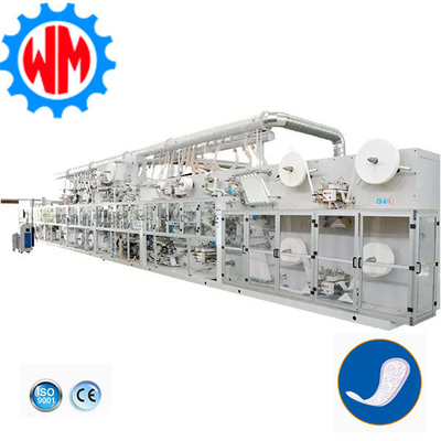 주문 1200PCS/Min 포장 시스템과 함께 위생 패드 생산 라인 online manufacture