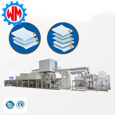 주문 2025 새로운 고효율의 풀 세르보 언더패드 제조 기계와 포장 시스템 online manufacture