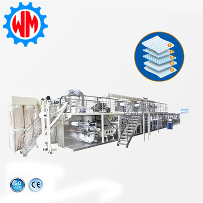 주문 2025 새로운 고효율 간호 패드 언더 패드 생산 라인 online manufacture