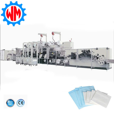 주문 250m/Min-350m/Min Underpad 제조 기계 90% 효율성 online manufacture