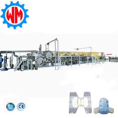 주문 Versatile Full Servo Adult Diaper Making Machine for Various Sizes and Styles of Diapers 온라인 제조