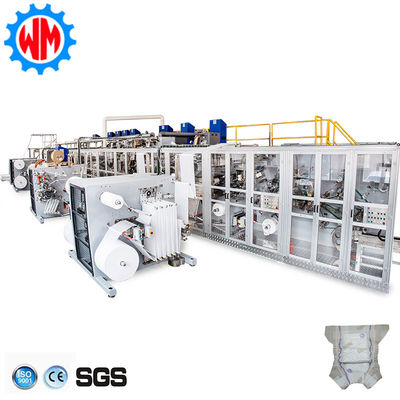 주문 800Pcs/Min Stable Speed Baby Diaper Making Machine Professional Customization with CE 온라인 제조