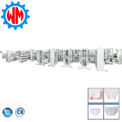 주문 400pcs/min Menstrual Panties Sanitary Pad Making Machine Customized 온라인 제조