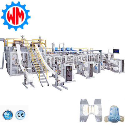 주문 97% Qualified Rate With 250-450PCS/Min Adult Diaper Making Machine Professional Design 온라인 제조