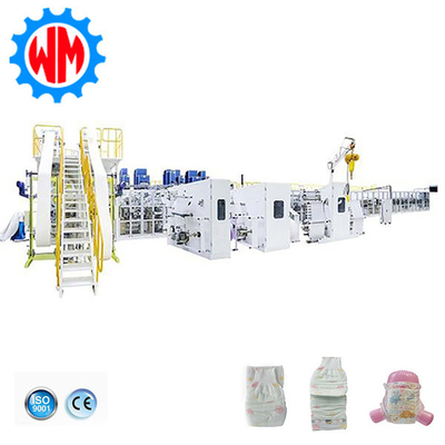 2025 새 600pcs/min 큰 반지 허리 아기 기저귀 만드는 기계 CE