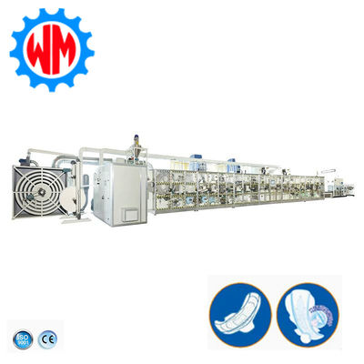 해외 설치 및 교육과 함께 안정적인 생산 위생 패드 제조 기계