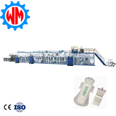 새로운 모델 여성 위생 패드 생산 라인 CE 인증